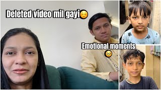 Main gayi mere dono bacho se Milne🥰 Sab ho gaye emotional 🥹delete video ho gayi recover😇 [upl. by Eenattirb]