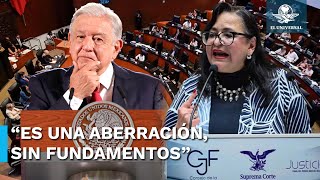 AMLO critica consulta de ministra Norma Piña para frenar la reforma judicial [upl. by Ahk]