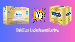 Enfamil VS Similac Nutrition Facts Based Review 06 months old babys milk [upl. by Truk]