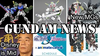 New Gunpla Announced Tomino calls out Disney Gundam Café and More Gundam News [upl. by Verbenia]