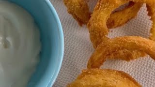 حلقات البصل المقرمشة لذذذذذذاذة 🧅🧅😋😋🔥🔥🔥Crispy Onion Rings [upl. by Fox]