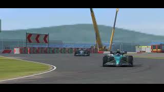 MercedesAMG F1 W14 Silverstone Circuit P20 to P3 0317612 realracing3 f1 realracing [upl. by Nuawed]