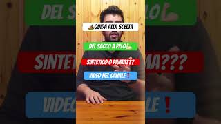 💥Tutorial guida scelta sacco a pelo montagna outdoor [upl. by Isoais]