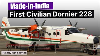 First civilian version of the Do228 aircraft made in India It will be launched with Alliance Air [upl. by Leipzig]