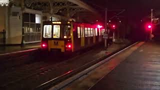 Tyne and wear metro departs Tynemouth 30th November 2024 [upl. by Aineval]