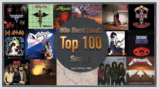 Top 100 80s Hard Rock Songs [upl. by Aitat938]