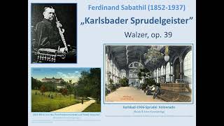 quotKarlsbader Sprudelgeisterquot  Ferdinand Sabathil Walzer op 39 [upl. by Lolanthe418]