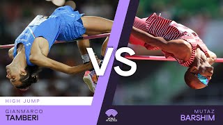 Tamberi vs Barshim  World Athletics Championships Wins [upl. by Ihdin]