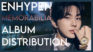 ENHYPEN  MEMORABILIA  ALBUM DISTRIBUTION [upl. by Anoved]