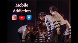 MOBILE ADDICTION  ADF AWARDS 2022  ADF STUDENTS  ALPESH DANCE FACTORY [upl. by Eelymmij]