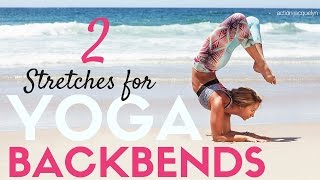 Yoga Backbend Improve your back flexibility in 5 minutes [upl. by Pozzy]