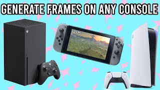 Use Frame Generation on Any Console [upl. by Bertila558]