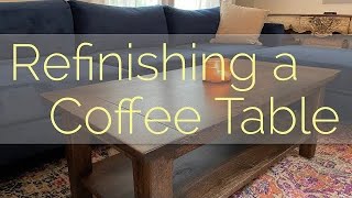 Refinishing a Coffee Table [upl. by Kerman]