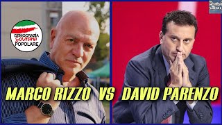 Marco Rizzo VS David Parenzo Rizzo quotasfaltaquot Parenzo [upl. by Magulac755]