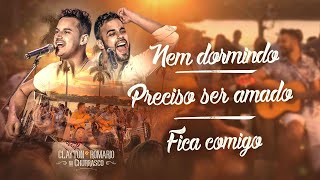 Clayton e Romário  Nem Dormindo  Preciso Ser Amado  Fica Comigo  DVD no Churrasco [upl. by Edualcnaej]