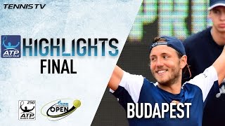 Pouille Beats Bedene In Budapest 2017 Final [upl. by Zetnwahs]