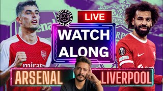 Arsenal VS Liverpool LIVE Watchalong  Title race  Premier League Clash [upl. by Arahk]