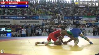 Jordan BURROUGHS USA vs Rashid KURBANOV UZB in Tashkent 2014 [upl. by Deste]