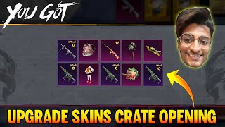 😍FREE GROZA SKIN IN BGMI amp UPGRADE SKINS CRATE OPENING ​⁠ParasOfficialYT [upl. by Maletta274]