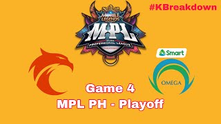 TNC vs SMART OMEGA  Game 4 GAMEPLAY TNC BENERBENER GALOGIS Playoff MPL PH  KBreakdown [upl. by Nerb]