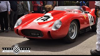 Historic FERRARI amp MotoGP Bikes of Goodwood Festival Of Speed [upl. by Suiratnauq915]