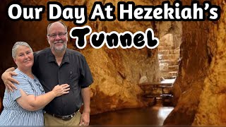 Our day At Hezekiah’s Tunnel  Holy Land Tour  Pool of Siloam  Gerold And Becky Miller ￼￼ [upl. by Sitoel]