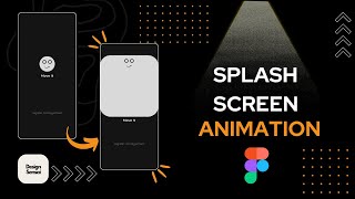 Splash screen animation in figma  Easy Tutorial  Simple animation in figma [upl. by Blackman]