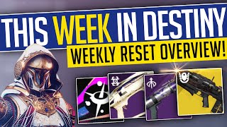 Destiny 2  THIS WEEK IN DESTINY  30th Jan Moment of Triumph Rivens Wishes Bonus Rewards amp More [upl. by Nodnarg953]