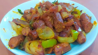 Deviled Sausages Recipe  Sausages Devel  Spicy Devel [upl. by Ylicec]