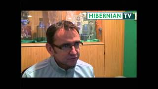 Pat Fenlon Previews Hibernian v Celtic [upl. by Yenitsed]