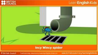 Incy Wincy spider  Nursery Rhymes amp Kids Songs  LearnEnglish Kids British Council [upl. by Candra252]