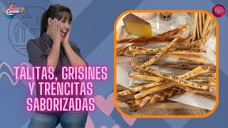 Talitas grisines y trencitas saborizadas I EscuelaDeCocina [upl. by Nosinned]