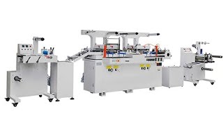 Auto production lines consisting of diecutting machines slitting machines and packaging machines [upl. by Baiss]