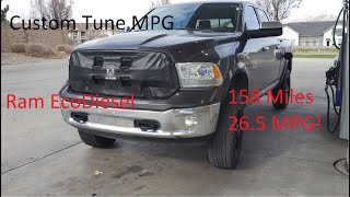 Deleted EcoDiesel 158 mile MPG Test [upl. by Dani]