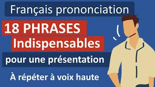 FLE  18 phrases indispensables pour un exposé oral [upl. by Nitsua565]