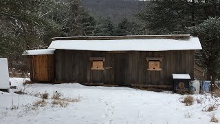 Building a winter cabin around an RV  Camper [upl. by Miguelita]