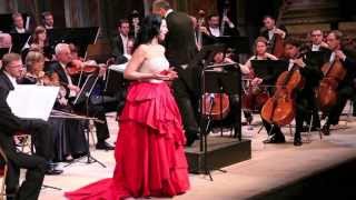 Angela Gheorghiu  Ebben ne andro lontana  Concert in Versailles 2013 [upl. by Langer]