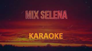 Mix Selena Karaoke PIsta musical Si una vez Amor prohibido Como la flor bidi bidi bam bam [upl. by Honora168]