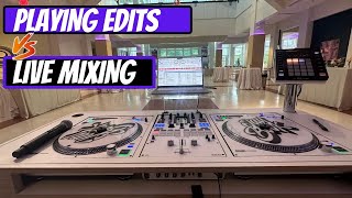 MUSIC POOL EDITS VS LIVE MIXING  MIXING MUSIC  DJ TIPS [upl. by Eerak]