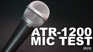 Audio Technica ATR1200 Mic Review  Test [upl. by Flessel957]