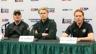 Tech Hockey  CCHA Championship Press Conference  032124 [upl. by Natal204]