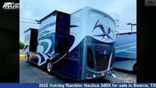 Stunning 2022 Holiday Rambler Nautica Diesel Pusher RV For Sale in Boerne TX  RVUSAcom [upl. by Hayikat]