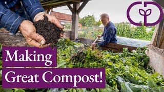 Composting from start to finish in different types of heap Including a ground level wormery [upl. by Ellennahc]