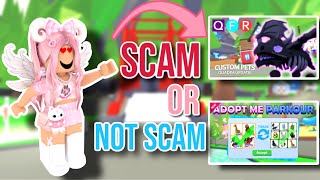 This SCAM Game Was Supposed To Give Me MEGA LEGENDARY Pets In Adopt meAND IT DID [upl. by Ahsyekat]