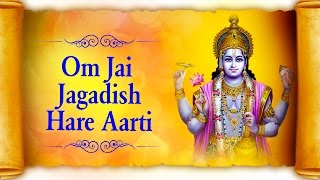 Om Jai Jagdish Hare Aarti Full Song With Lyrics  Shri Vishnu Aarti [upl. by Ingar]