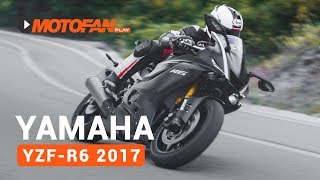 Yamaha YZFR6 2017  Prueba opinión y detalles  Motofan [upl. by Andras729]