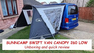 Sunncamp Deluxe 260 Porch Awning  Set Up amp Review [upl. by Lysander]