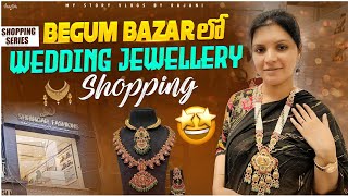 😍Begum Bazar lo wedding jewellery✨ shopping🤩begumbazarbegumbazarshoppingbegumbazarjewellery [upl. by Nafets656]