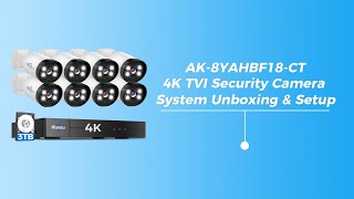 The Unbox video of the Hiseeu 4K TVI Wired System [upl. by Oner]