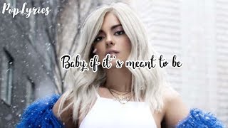 Bebe Rexha  Meant To Be Solo Version Lyrics [upl. by Eleanore]